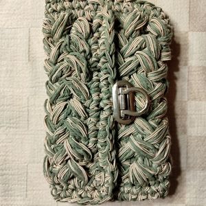 Handmade crochet puff small bag